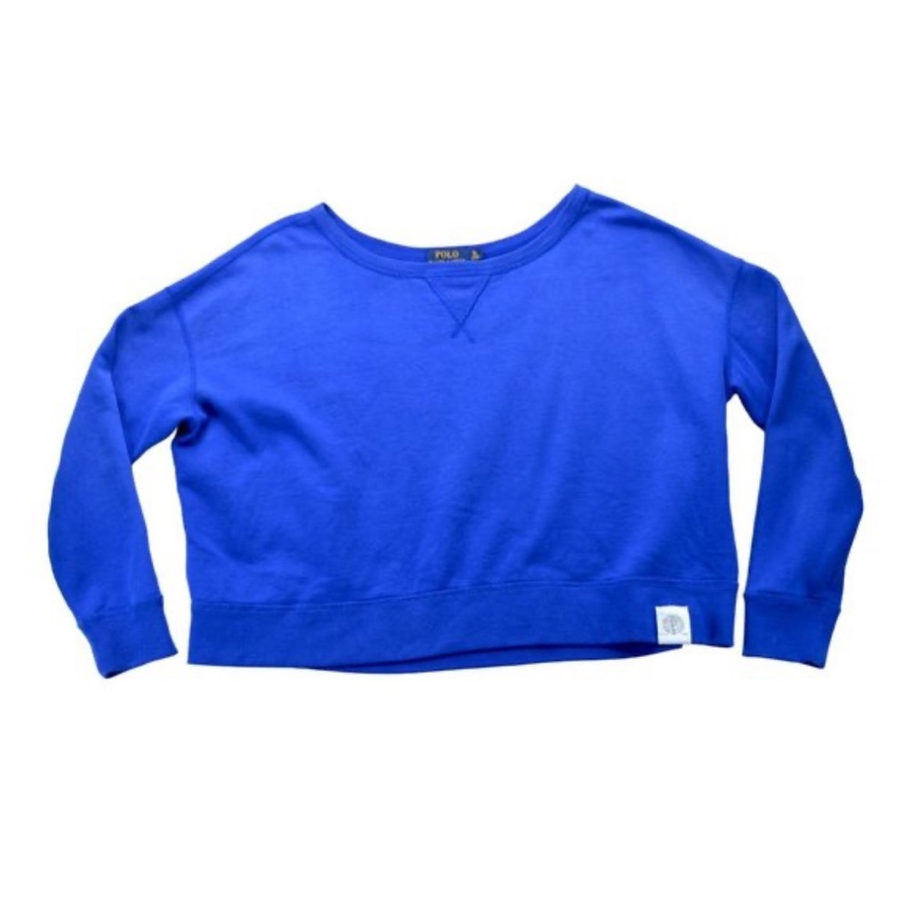 Polo by Ralph Lauren Women's Royal Blue Crew Neck Sweater